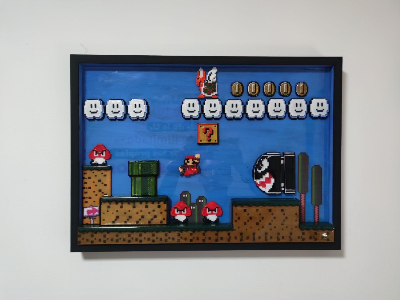 Cuadro Super Mario Bros Deluxe vista frontal