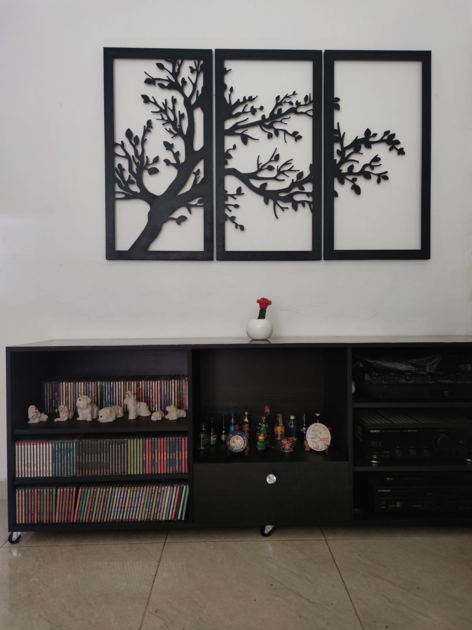 Centro de entretenimiento mueble TV largo